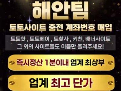 국내 모든 사행성 충전계좌 매입