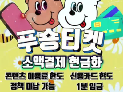 비상금이 필요할땐 언제든지