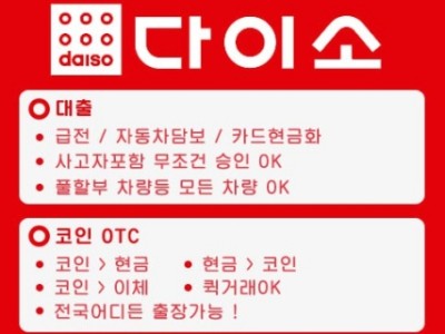 다이소 SHOP 여러 업종 전문화된 진행